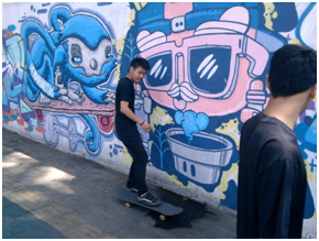 Skateboard-an di Selasar Kartini