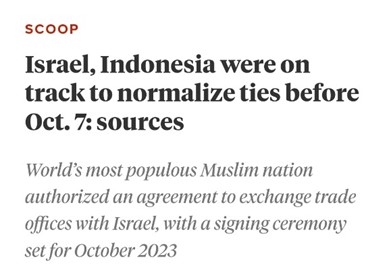 Cek Fakta:“Fakta-Fakta Normalisasi Diplomasi Antara Indonesia dengan Israel”